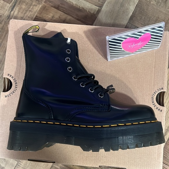 🖤DR MARTENS JADON BOOT SMOOTH LEATHER PLATFORMS NWT🖤 - Picture 12 of 14